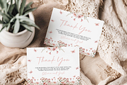 Floral Baby Shower Thank You Card, an Invitation Template by Digital_Mind (Thumbnail 6 of 6)