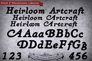 Book Italic Heirloom Artcraft, a Serif Font by Baseline Fonts (Thumbnail 2 of 4)