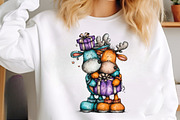 Funny Christmas Reindeer Clipart, an Illustration by SinaCreation (Thumbnail 8 of 11)