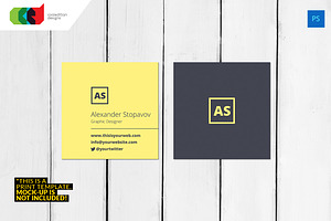 Square Executive - Business Card 61