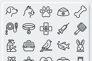 31 Vector Pet Care Outline Icons, an Outline Icon by adenpinkstore (Thumbnail 1 of 18)