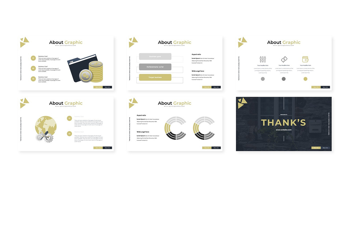 Letter - Powerpoint Template, a Presentation Template by AQR Studio