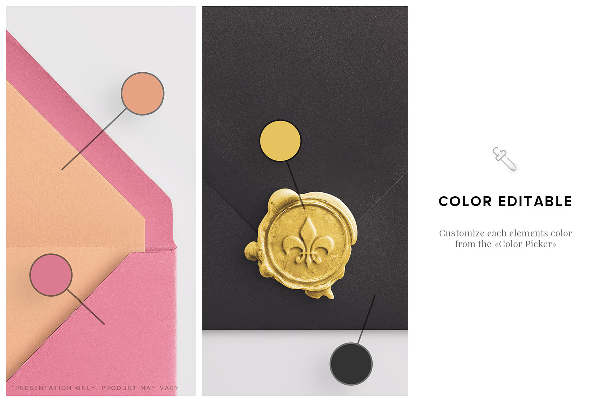 Wedding Invitation Suite Mockup, a Print Template by Custom Scene (Photo 6 of 7)