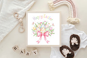 Easter Eggs Coquette Bow, Happy East, an Illustration by CraftArtStudio (Thumbnail 4 of 4)