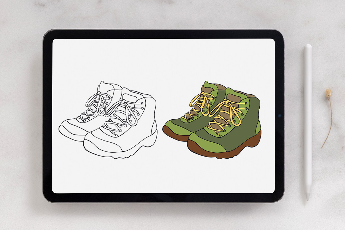 Hiking Adventure Collection, a Brush Add-On by Mari_Caliart (Photo 3 of 10)