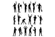 Set of 18soccer referee varied poses, a Sport Illustration by LogosDen (Thumbnail 1 of 3)