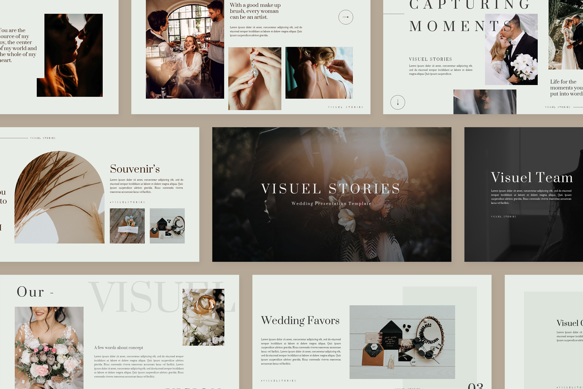 Visuel Wedding - Powerpoint, a Presentation Template by kylyman