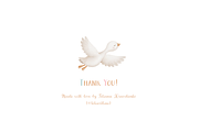 Silly Goose Watercolor Nursery Set, an Animal Illustration by tetiartline (Thumbnail 12 of 12)