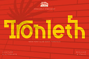Ironleth - Slab Serif Typeface Font, a Slab Serif Font by Rishsketch (Thumbnail 1 of 15)