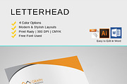 Letterhead, a Stationery Template by asimalikhan555 (Thumbnail 2 of 6)