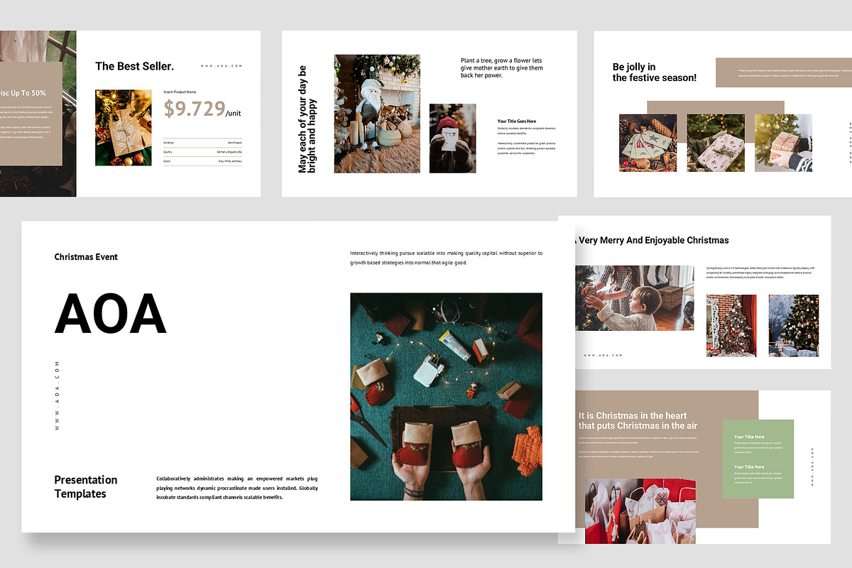 Aoa : Holiday Season Google Slides, a Presentation Template by Punkl Camp (Photo 1 of 16)