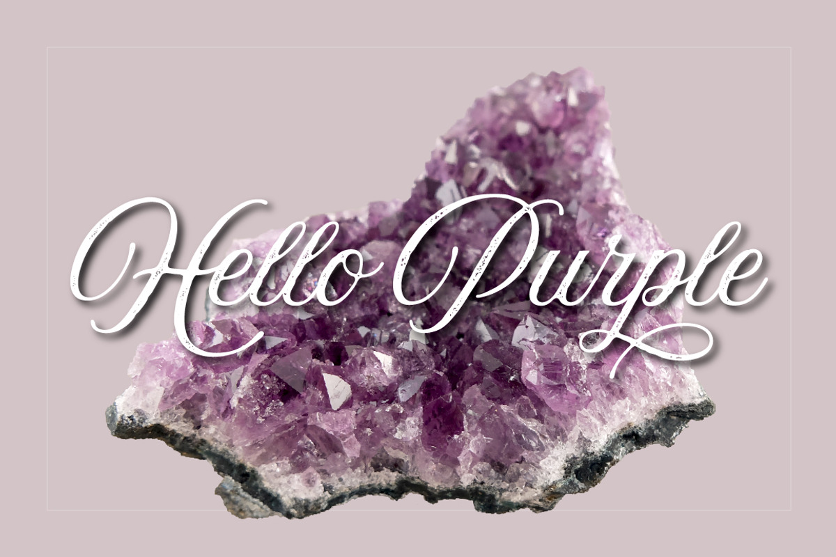 Amethyst - Gemstone Specimens, an Object Graphic by Turning Moss (Photo 6 of 7)