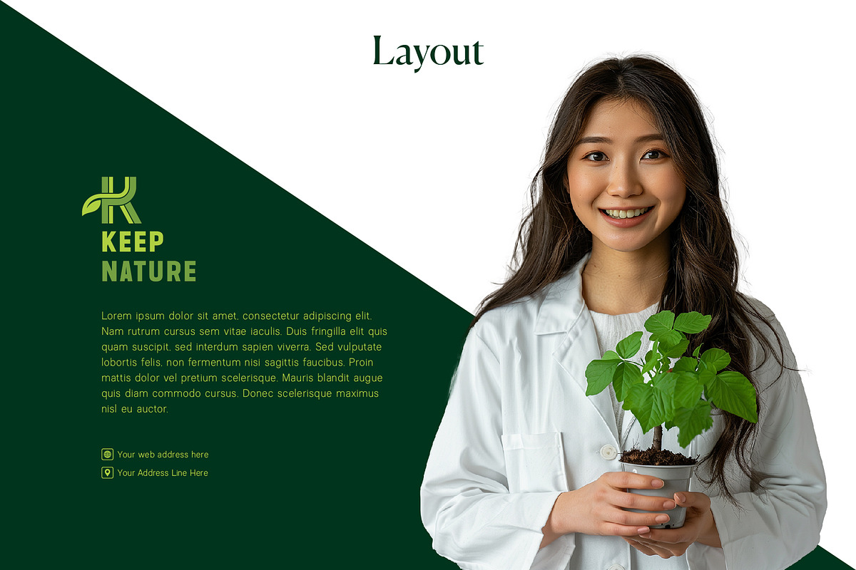 Letter A-Z Nature Logo Kit, a Branding & Logo Template by Luxury Logos (Photo 9 of 11)