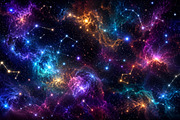 Colorful Galaxy Zodiac Constellation, a Background Photo by Hamza067 (Thumbnail 2 of 3)