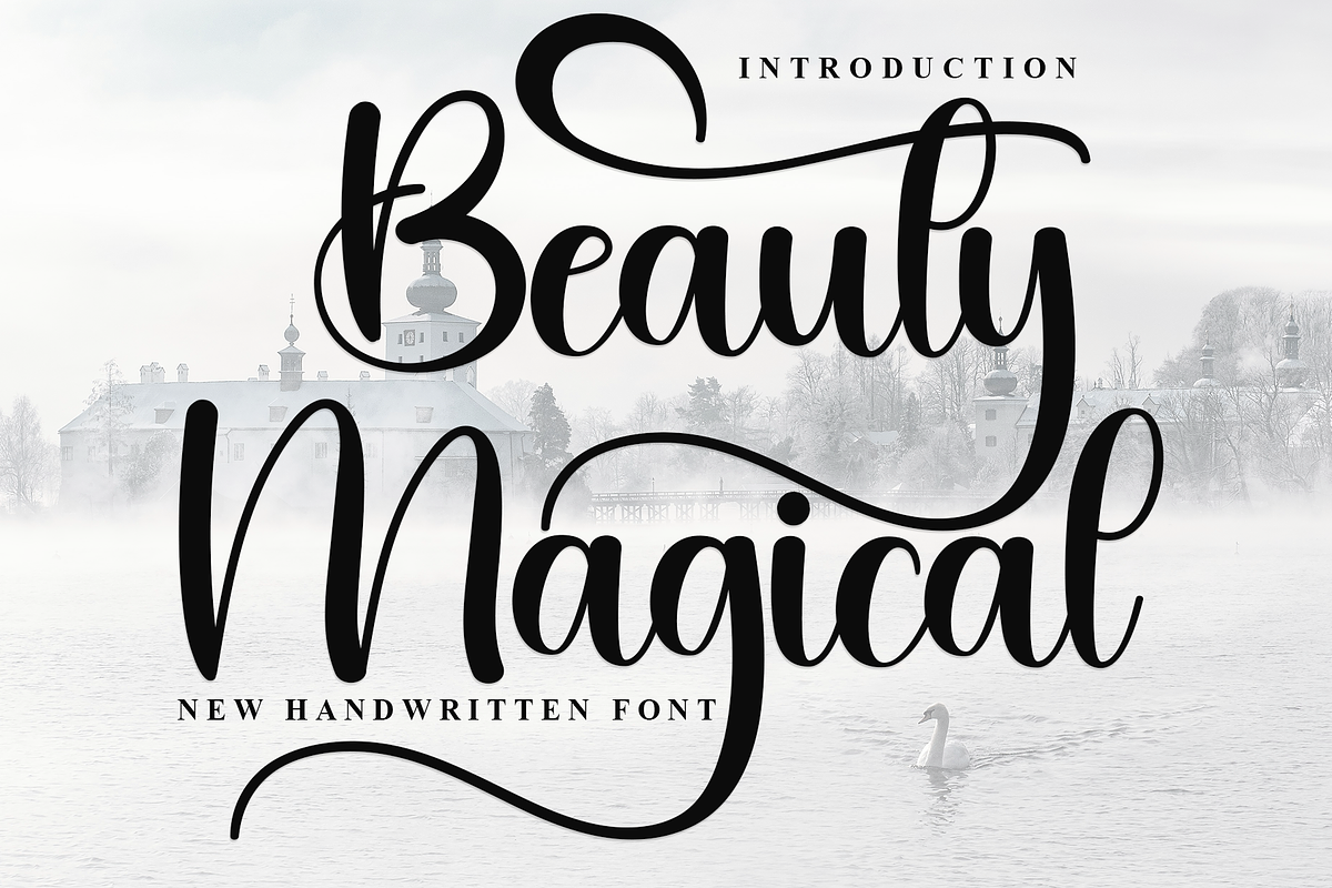 Beauty Magical, a Handwritten Font by InermediaSTUDIO (Photo 1 of 8)