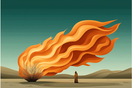 Illustration of a person in a robe, an Object Illustration by Sergey Kotenev