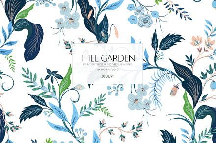 HILL GARDEN, Luxury Pattern design!