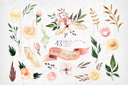 Bohemian watercolor collection II, a Texture Illustration by Peace ART (Thumbnail 2 of 7)