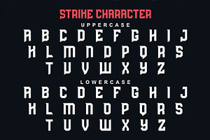 Strike - ESport Game Font