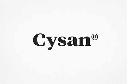 Cysan - Modern Serif, a Serif Font by Hindia Studio