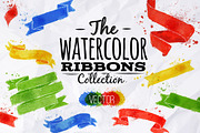 Watercolor ribbon, a Decorative Illustration by Anna (Thumbnail 1 of 5)