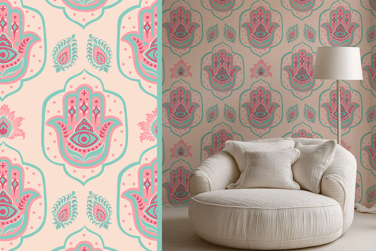 Indian vector patterns, a Pattern Graphic by Carpet Tapete Pretzel (Photo 5 of 25)