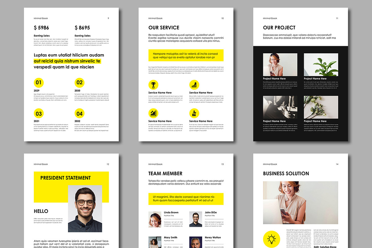 Minimal Ebook preview 3