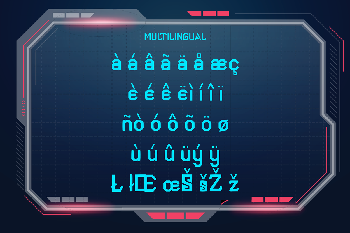 Zerostrow Futuristic Display, a Sans Serif Font by mesuka (Photo 8 of 8)