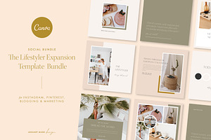 CANVA Template Bundle Lifestyler