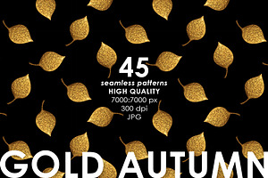 GOLD NATURE on black