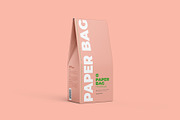 Paper Bag Mockup. Half Side view, a Cups & Container Mockup by easymock (Thumbnail 4 of 10)