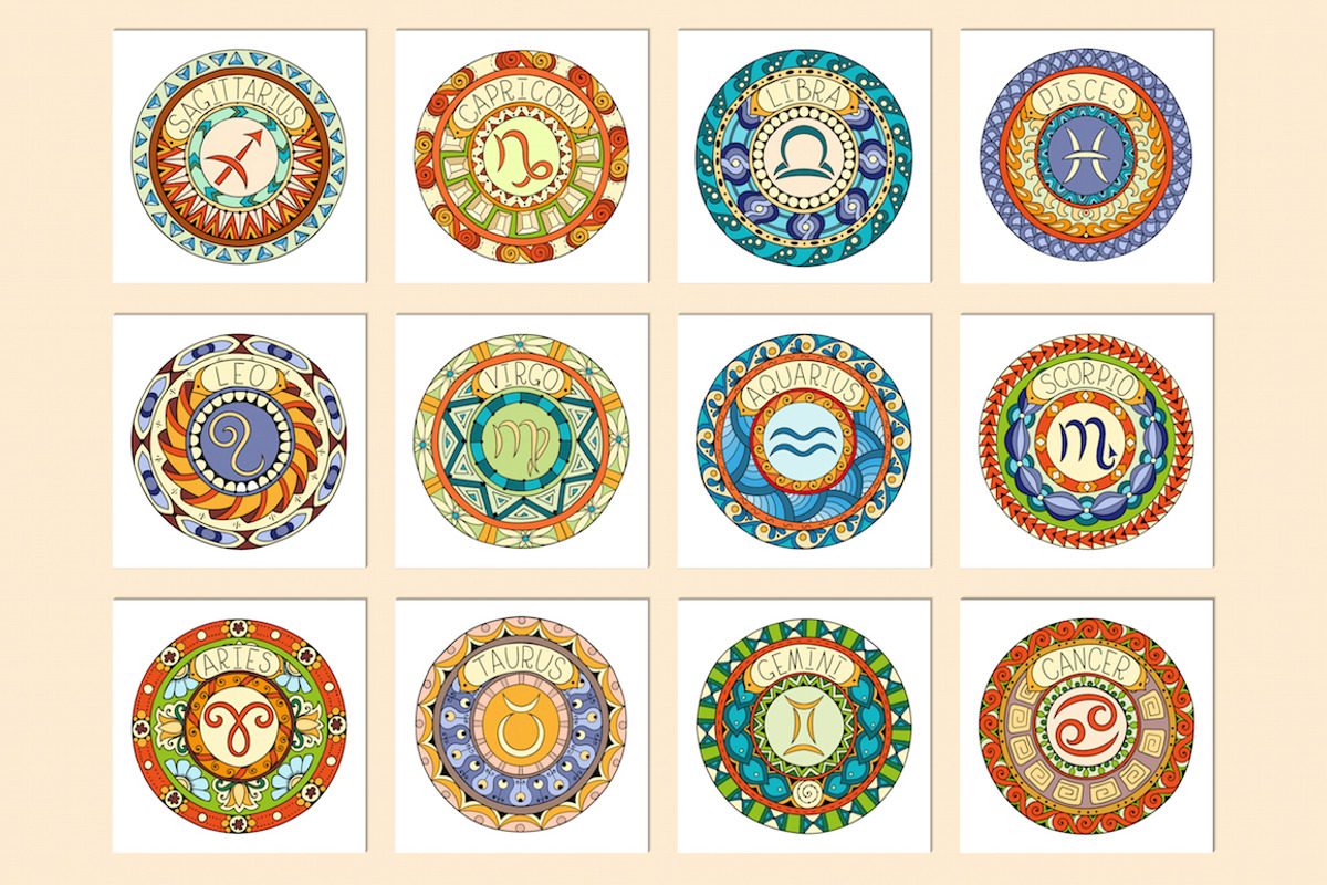 Colorful zodiac signs, an Object Graphic by Julia_Snegireva (Photo 2 of 4)