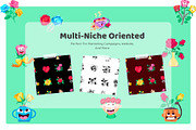 Rose Cartoon Stickers, an Emoji Icon by Vectors Market (Thumbnail 4 of 6)