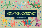 Watercolor Alebrijes, an Animal Illustration by monicavera22 (Thumbnail 1 of 3)