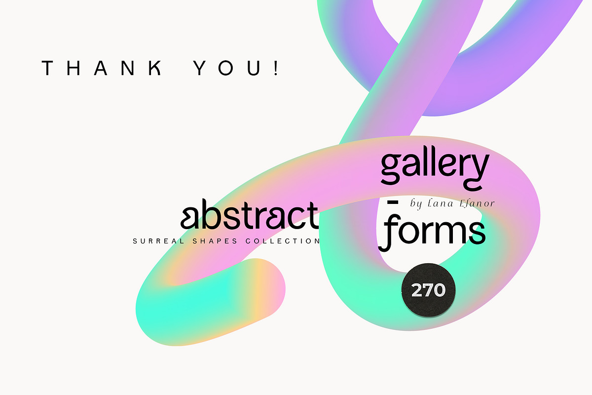 ABSTRACT holo shapes gradients blend, an Object Graphic by Lana Elanor (Photo 12 of 12)