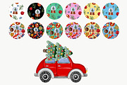 Merry Christmas, a Decorative Illustration by Andre_Eva (Thumbnail 9 of 11)