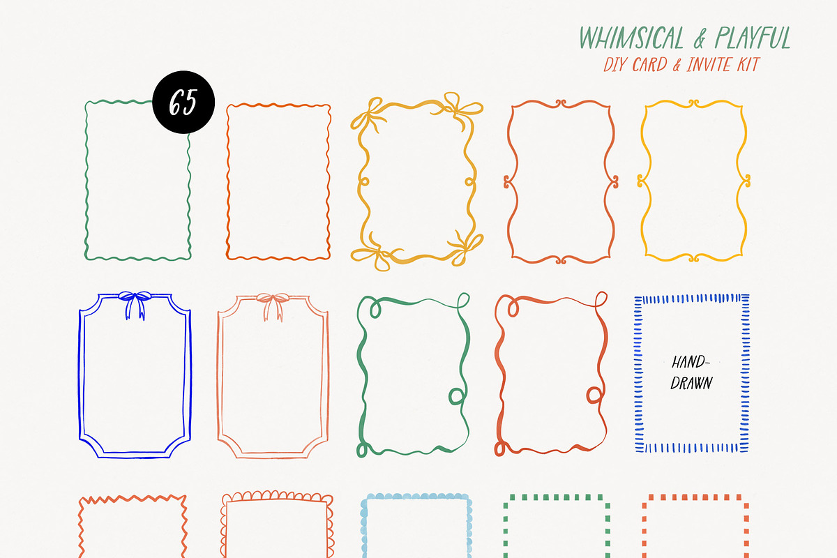 Whimsical Illustration & Frames, an Object Graphic by Essentially Nomadic (Photo 8 of 15)