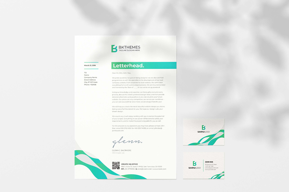 Corporate Identity, a Stationery Template by design_hut (Photo 6 of 7)