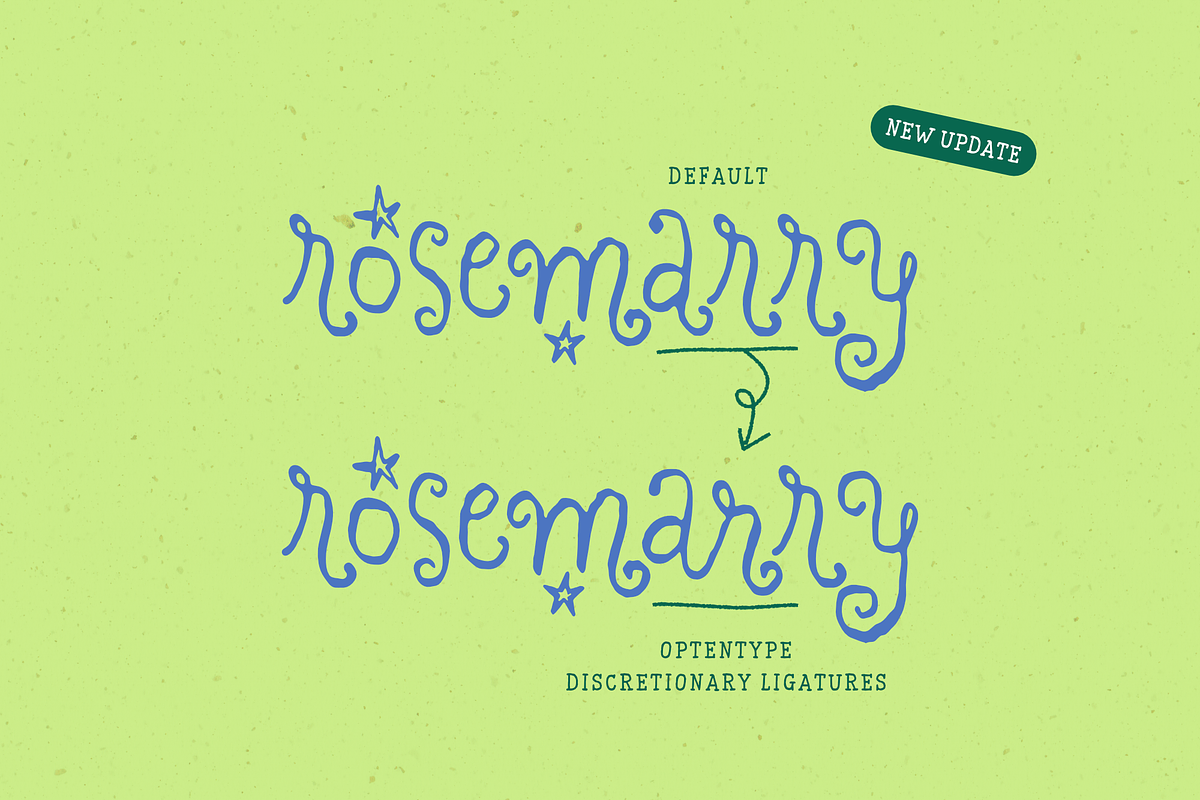 Dreaming Ocean | Curly Whimsy Font, a Handwritten Font by type peace (Photo 8 of 15)