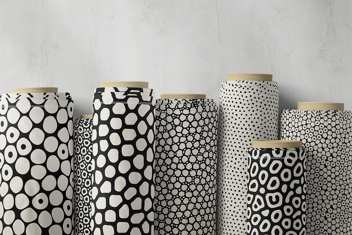 Rounded Seamless Patterns, a Pattern Graphic by Curly_Pat