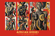 African Bodies, a Decorative Illustration by Digital Art Creations (Thumbnail 2 of 6)