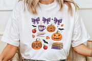 Cute Halloween Spooky Teacher PNG, an Illustration by DreamCafeArt (Thumbnail 1 of 7)