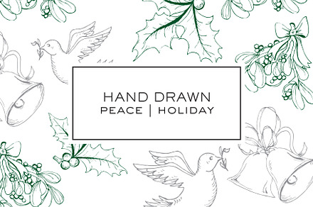 Hand Drawn Christmas Clipart