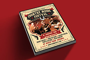 Country Music Festival, a Flyer Template by Muhamad Iqbal hidayat (Thumbnail 1 of 2)