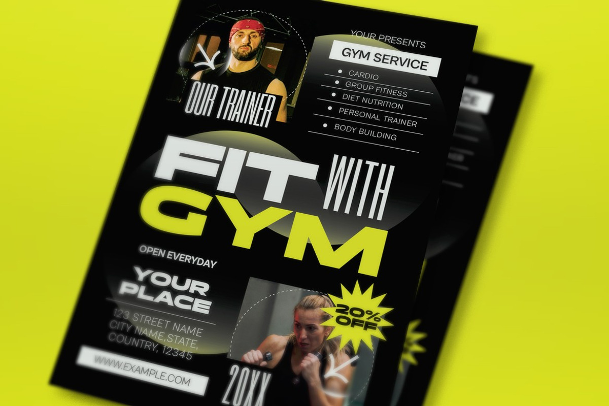 Gym Membership Offers Flyer preview 2