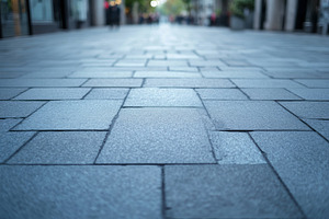 Close-up view of a smooth, patterned stone pavement in an urban setting, creati, a Background Photo by ImageMir