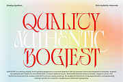 Gafsure | Modern Serif, a Serif Font by Jolicia Type (Thumbnail 10 of 15)