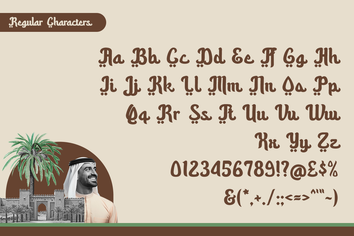 Haliya - Arabic Font Style Typeface, a Handwritten Font by Afkari Studio (Photo 3 of 10)