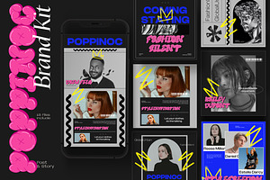 POPPINOC - Brand Kit Social Media