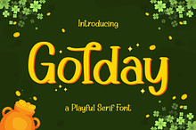 Golday - A Playful Serif Font